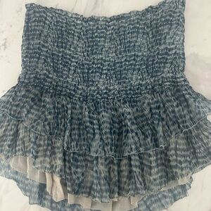 Isabel Marant Blue Tiered Women's Skirt